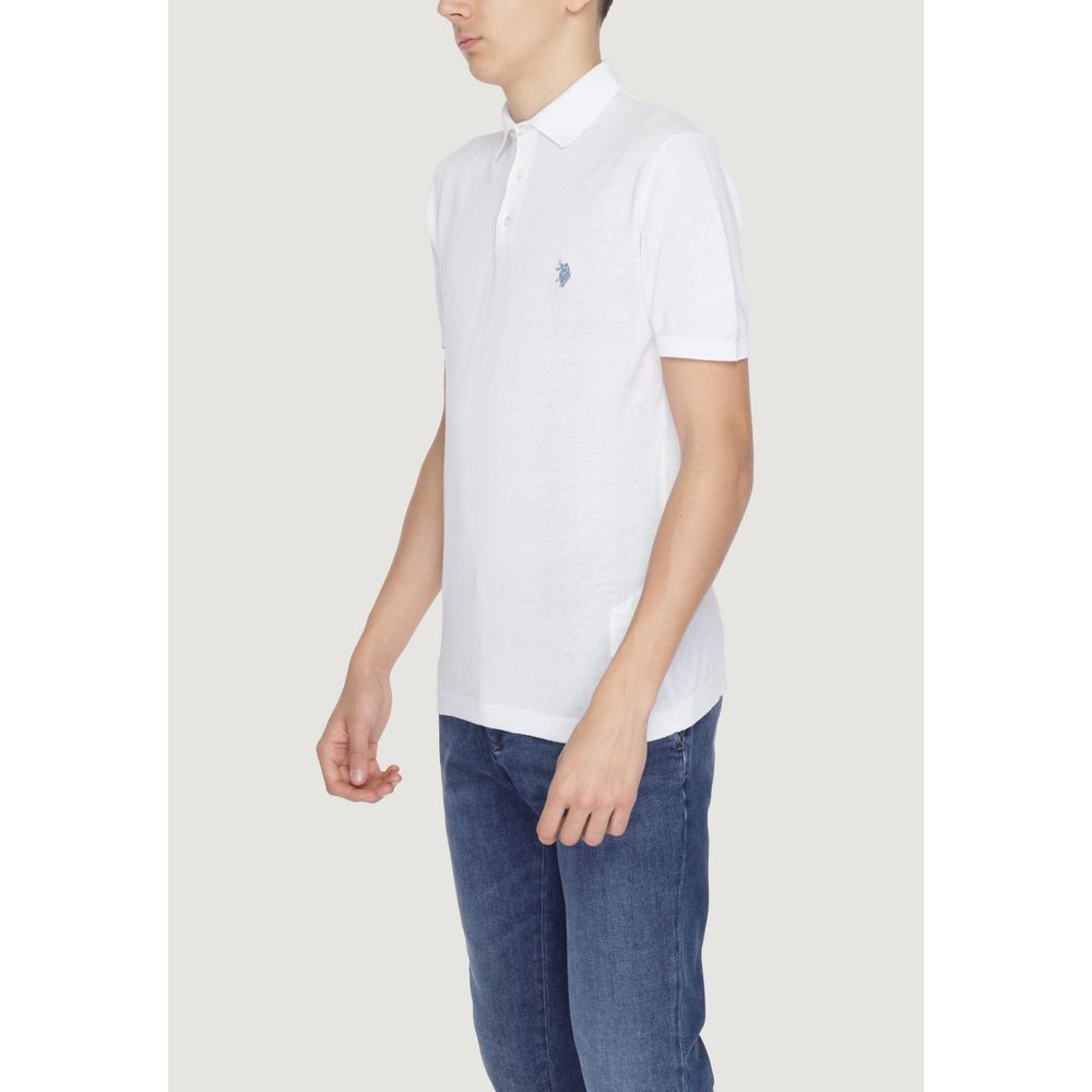 U.S. POLO ASSN. White cotton sweater